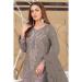 Picture of Georgette Burly Wood Straight Cut Salwar Kameez