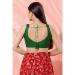 Picture of Taking Silk Forest Green Designer Blouse