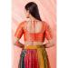 Picture of Resplendent Chiffon Tomato Designer Blouse