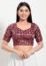 Picture of Gorgeous Chiffon Maroon Designer Blouse