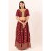 Picture of Fine Chiffon Maroon Designer Blouse