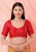 Picture of Comely Chiffon Crimson Designer Blouse