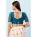 Picture of Excellent Chiffon Dark Cyan Designer Blouse