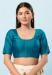 Picture of Grand Chiffon Teal Designer Blouse