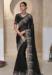 Picture of Superb Chiffon Black Saree