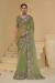 Picture of Sublime Chiffon Dark Olive Green Saree