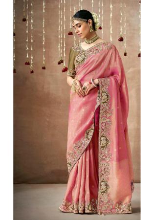 Picture of Sublime Silk Rosy Brown Saree