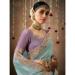 Picture of Exquisite Silk Light Slate Grey Saree