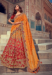 Picture of Appealing Silk Chocolate Lehenga Choli