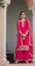 Picture of Georgette Light Coral Straight Cut Salwar Kameez