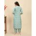 Picture of Statuesque Cotton Dark Sea Green Kurtis & Tunic