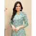 Picture of Statuesque Cotton Dark Sea Green Kurtis & Tunic