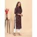 Picture of Pleasing Rayon Dark Olive Green Kurtis & Tunic