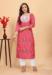 Picture of Ravishing Rayon Pale Violet Red Kurtis & Tunic