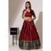 Picture of Sublime Silk Maroon Lehenga Choli