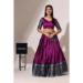 Picture of Taking Silk Fuchsia Lehenga Choli