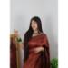 Picture of Statuesque Silk Maroon Saree