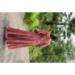 Picture of Exquisite Cotton Maroon Party Wear Gown