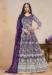 Picture of Enticing Net Purple Anarkali Salwar Kameez