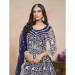 Picture of Enticing Net Navy Blue Anarkali Salwar Kameez