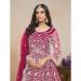 Picture of Magnificent Net Rosy Brown Anarkali Salwar Kameez