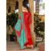 Picture of Chiffon Fire Brick Straight Cut Salwar Kameez