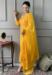 Picture of Alluring Chiffon Golden Readymade Salwar Kameez