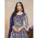 Picture of Splendid Net Dark Slate Blue Anarkali Salwar Kameez