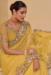 Picture of Wonderful Silk Golden Rod Saree