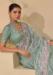 Picture of Magnificent Silk Dark Sea Green Saree