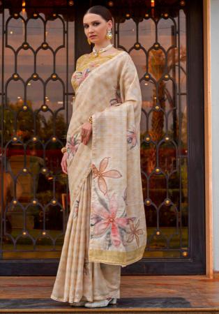 Picture of Magnificent Silk Tan Saree