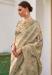 Picture of Magnificent Silk Dark Khaki Saree