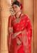 Picture of Magnificent Satin & Silk Crimson Saree