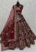 Picture of Pleasing Georgette Maroon Lehenga Choli