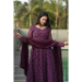 Picture of Georgette Dark Slate Grey Readymade Salwar Kameez