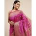 Picture of Wonderful Silk Medium Violet Red Saree