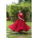 Picture of Shapely Georgette Maroon Readymade Salwar Kameez