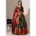 Picture of Delightful Silk Dark Green Lehenga Choli