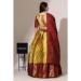 Picture of Delightful Silk Khaki Lehenga Choli