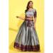 Picture of Fine Silk Dim Gray Lehenga Choli