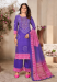 Picture of Chiffon Dark Slate Blue Readymade Salwar Kameez