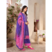 Picture of Chiffon Dark Slate Blue Readymade Salwar Kameez