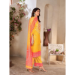 Picture of Good Looking Chiffon Orange Readymade Salwar Kameez