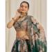 Picture of Alluring Organza Tan Lehenga Choli