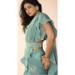 Picture of Sightly Organza Cadet Blue Saree