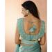 Picture of Sightly Organza Cadet Blue Saree