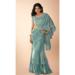 Picture of Sightly Organza Cadet Blue Saree