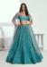 Picture of Statuesque Net Sea Green Lehenga Choli