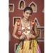 Picture of Sightly Silk Khaki Lehenga Choli