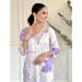 Picture of Delightful Rayon White Readymade Salwar Kameez